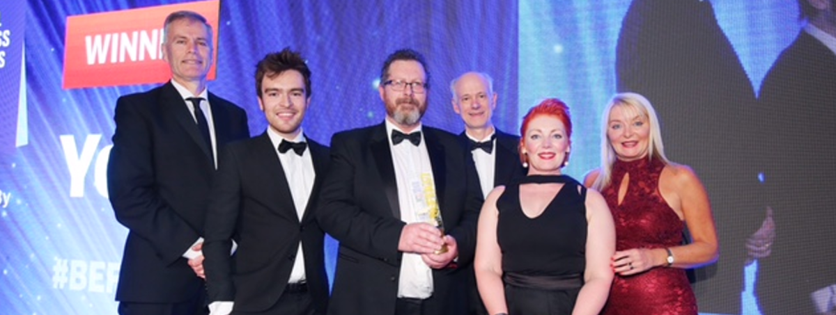 Yelo Crowned Small Business of the Year at the Belfast BEFTA's